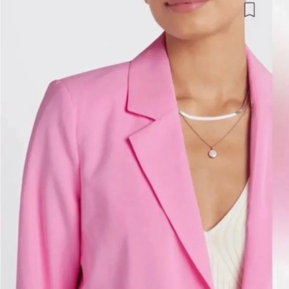 Vero Moda Pink Carmen Blazer-Womens M/Medium-Business Casual-Professional-Office - Picture 2 of 12